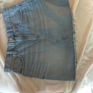 Madewell jean skirt